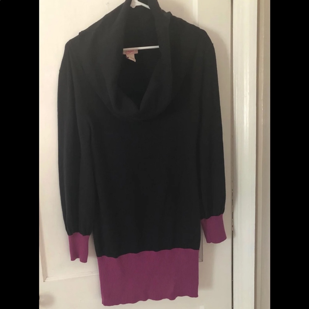 Candie’s Cowl Neck Sweater Dress💗🖤